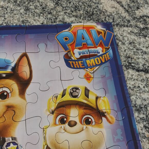 Paw patrol movie puzzle chase Rubble Marshall Pups - Picture 3 of 6